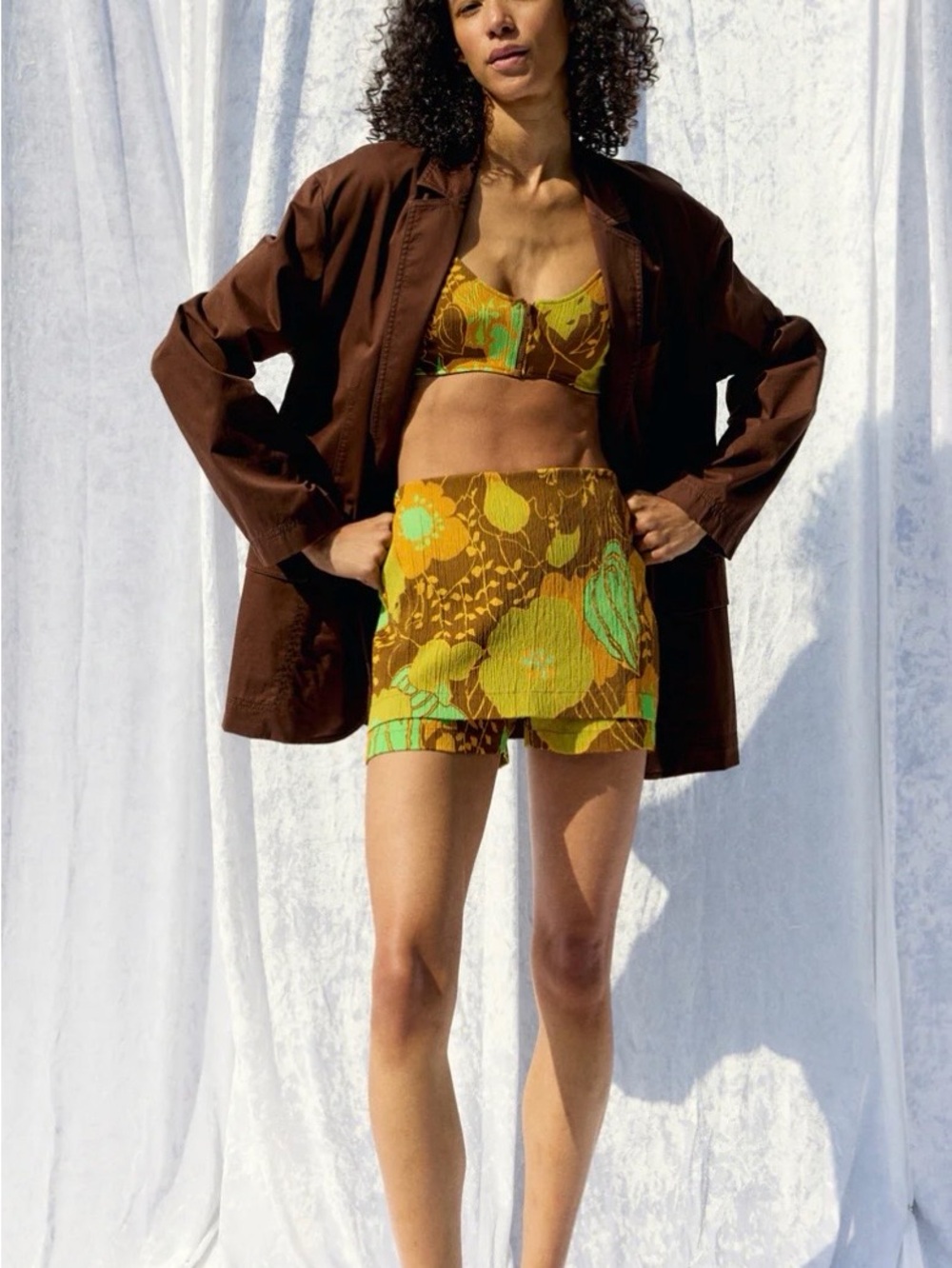 Tibi Kamara Print Skort NWT current season